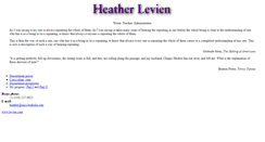 Desktop Screenshot of heather.levien.com