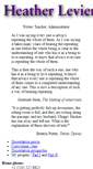 Mobile Screenshot of heather.levien.com