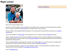 Tablet Screenshot of levien.com